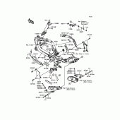 Схема вузла: Кріплення для Kawasaki EX650 ER-6F