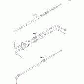 Схема узла: Тросики для Kawasaki ZX600 Ninja ZX-6R