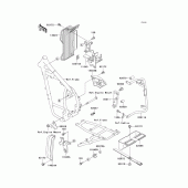 Схема вузла: Кріплення для Kawasaki KL650 KLR650