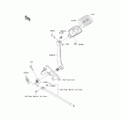 Схема вузла: Brake pedal/torque link для Kawasaki VN2000 Vulcan 2000 Classic LT