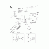 Схема вузла: Кермо & Пульт управління кермовим для Kawasaki ZG1000 Concours
