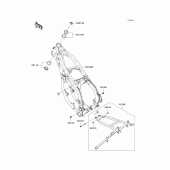 Схема вузла: Рама для Kawasaki KX125