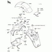 Схема узла: Крыло для Kawasaki ZG1000 Concours