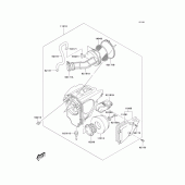 Схема вузла: Повітряний фільтр Kawasaki KLX125 KLX125L