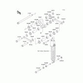 Схема вузла: Підвіска для Kawasaki KLX300R