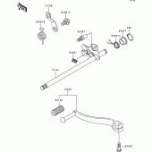 Схема вузла: Перемикач передач для Kawasaki BJ250 Estrella RS