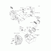 Схема узла: Fuel injection для Kawasaki VN1700 Vulcan 1700 Voyager ABS
