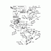Схема узла: Headlight(s) для Kawasaki KLX250 KLX250