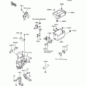 Схема вузла: Battery case для Kawasaki ZG1000 1000GTR
