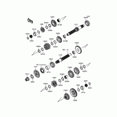 Схема узла: Трансмиссия для Kawasaki EX300 Ninja 300 ABS