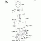 Схема вузла: Crankshaft/piston(s) для Kawasaki ZX1000 Ninja ZX-10R