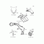Схема вузла: Decals(Gray) для Kawasaki ZX1000 Z1000SX