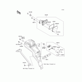 Схема вузла: Taillight(s) для Kawasaki KLX125 KLX125