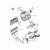 Схема вузла: Fuel Injection для Kawasaki ZX1000 Ninja ZX-10R ABS