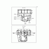 Схема узла: Болты картера двигателя для Kawasaki ZR800 Z800