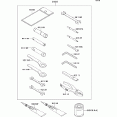 Схема вузла: Owner`s tools для Kawasaki ZX600 ZZ-R600