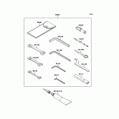 Схема вузла: Інструмент для Kawasaki ZX1000 Z1000SX ABS