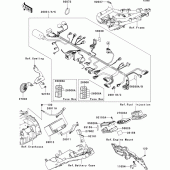 Схема вузла: Електроустаткування для Kawasaki ZR1000 Z1000