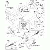 Схема вузла: Поворотники для Kawasaki EX650 Ninja 650 ABS