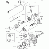 Схема вузла: Starter motor для Kawasaki VN1500 VN1500 Classic Tourer