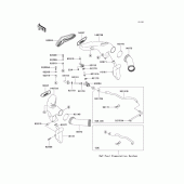 Схема вузла: Air duct для Kawasaki ZX600 Ninja ZX-6R