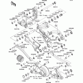 Схема вузла: Swingarm(1/2) для Kawasaki ZG1400 1400GTR ABS