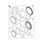 Схема вузла: Шини для Kawasaki KLE500