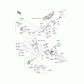 Схема вузла: Поворотники для Kawasaki VN900 Vulcan 900 Classic LT
