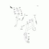 Схема вузла: Stand(s) для Kawasaki EX500 GPZ500S