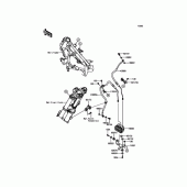 Схема узла: Тормозные шланги для Kawasaki KLE250 Versys-X 250 ABS