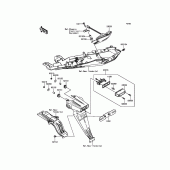 Схема вузла: Taillight(s) для Kawasaki ZX636 Ninja ZX-6R ABS