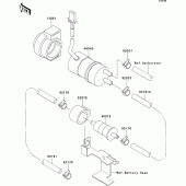 Схема вузла: Fuel pump для Kawasaki VN1500 VN1500 Classic