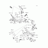 Схема вузла: Підніжки для Kawasaki EX650 Ninja 650