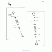 Схема вузла: Клапан(и) для Kawasaki ZX636 Ninja ZX-6R KRT Edition
