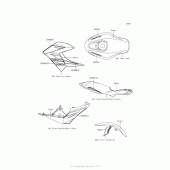 Схема вузла: Decals (Green) для Kawasaki BR250 Z250SL ABS