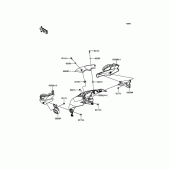 Схема вузла: Cowling(Upper) для Kawasaki ZR1000 Z1000