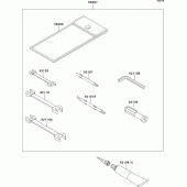 Схема вузла: Owner`s tools для Kawasaki VN1700 Vulcan 1700 Voyager Custom ABS