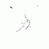 Схема вузла: Підставка для Kawasaki VN250 Eliminator 250V