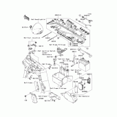 Схема вузла: Електроустаткування для Kawasaki VN1600 Vulcan 1600 Classic