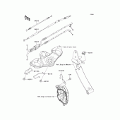 Схема вузла: Троси для Kawasaki ZX1000 Z1000SX