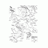 Схема вузла: Нижній обтічник для Kawasaki EX250 Ninja 250