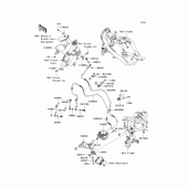 Схема вузла: Brake piping для Kawasaki EX400 Ninja 400R ABS