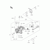 Схема вузла: Throttle для Kawasaki EJ800 W800