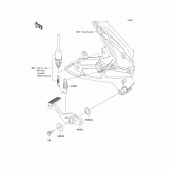 Схема вузла: Brake pedal/torque link для Kawasaki EX650 Ninja 650