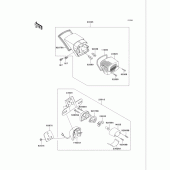 Схема вузла: Taillight(s) для Kawasaki VN750 Vulcan 750