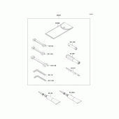 Схема вузла: Owners tools для Kawasaki ZG1400 Concours 14 ABS