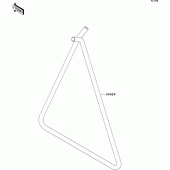 Схема вузла: Stand(s) для Kawasaki KX85 KX85