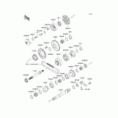 Схема вузла: Balancer для Kawasaki ZX1100 GPZ1100