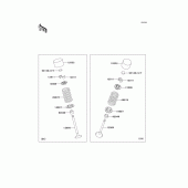 Схема узла: Клапан(ы) для Kawasaki ZR800 Z800