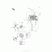 Схема вузла: Throttle для Kawasaki VN900 Vulcan 900 Custom